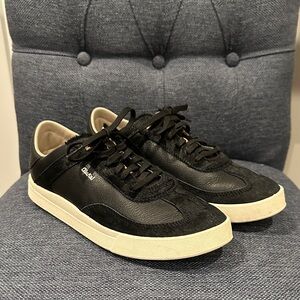 OluKai Black Leather Women's Sneakers